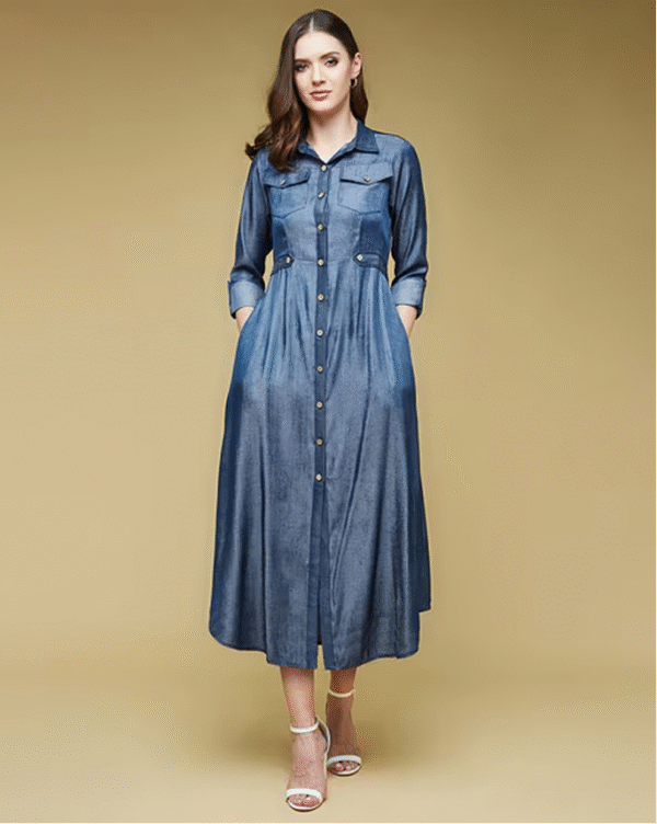 Women Shirt Dress 