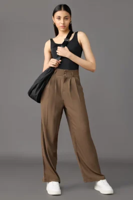 Terra Toned – Brown Pants for Women