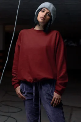Women's Classic Maroon Sweatshirt